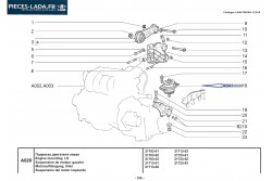 Elastic motor support