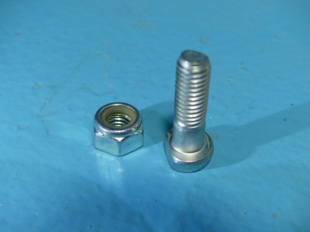 Head bolt trimmed + nut